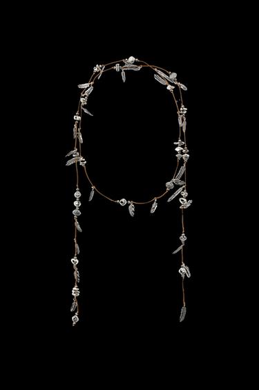 MULTI-POSITION CHARM CORD - Silver by Zara - Image 0