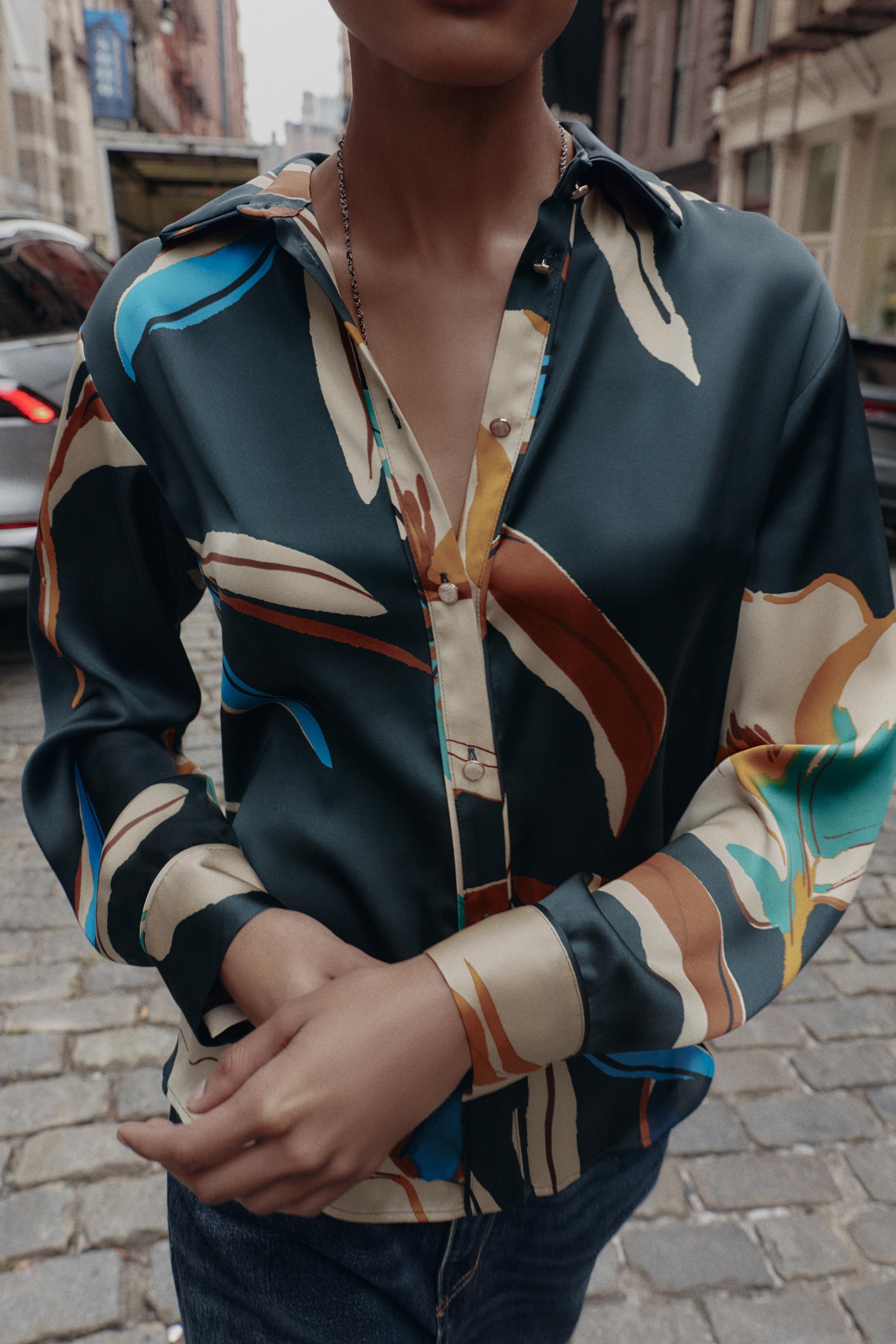 CHEMISE FLUIDE IMPRIMÉE