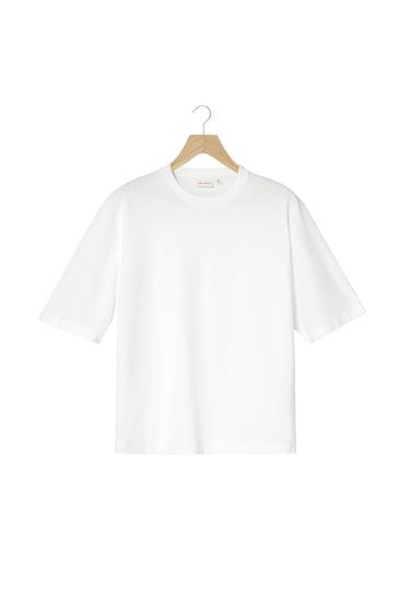 HEAVYWEIGHT REGULAR FIT T-SHIRT - Oyster-white by Zara