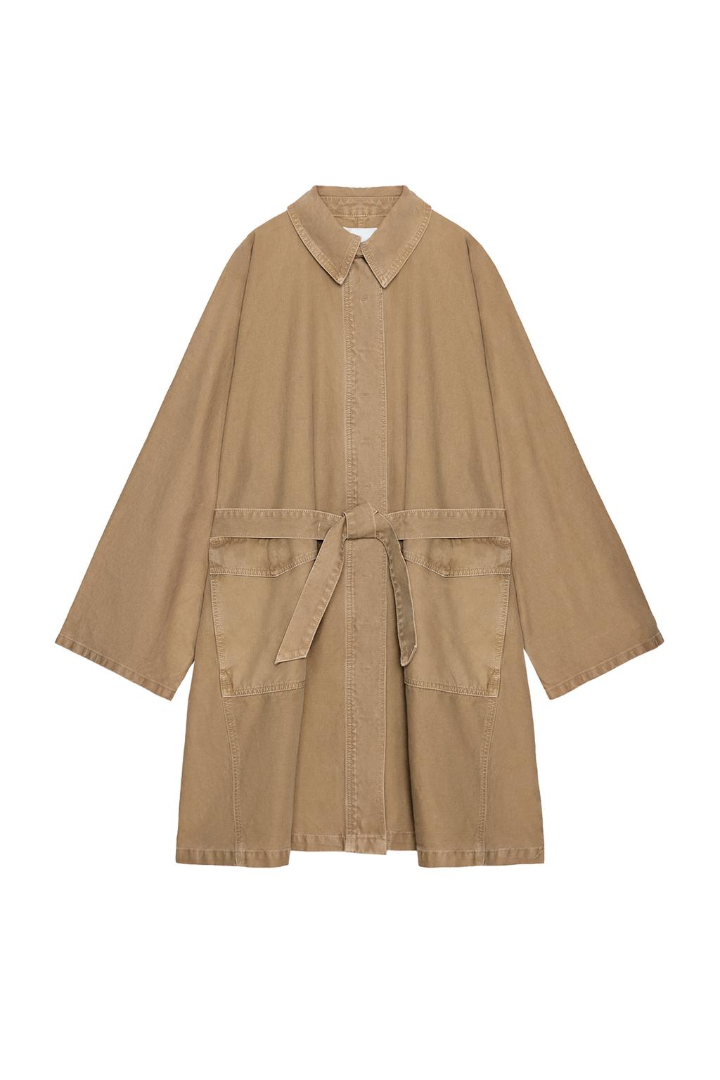 OVERSIZED LONG TRENCH COAT - image 3