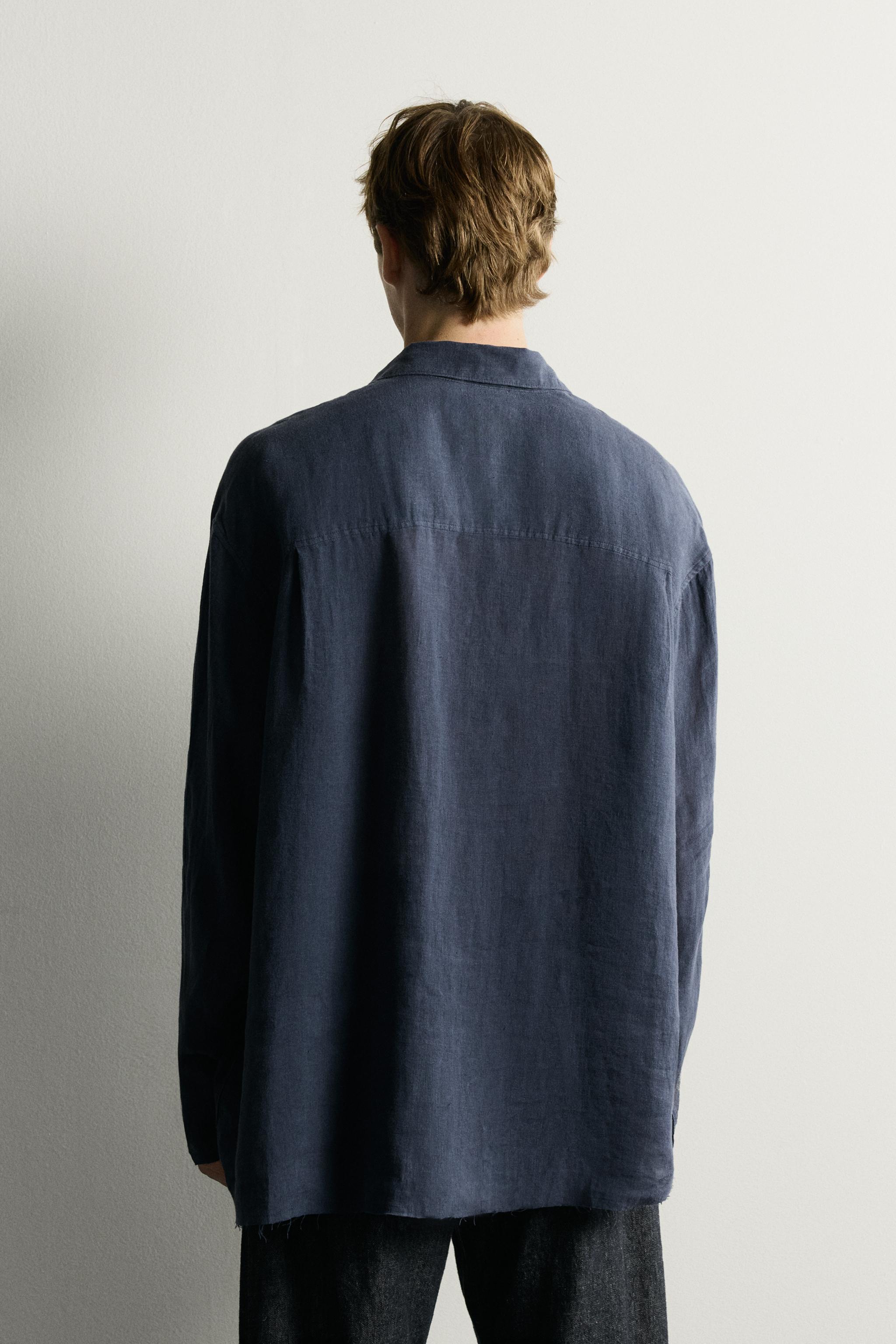 LIGHTWEIGHT 100% LINEN RELAXED FIT SHIRT