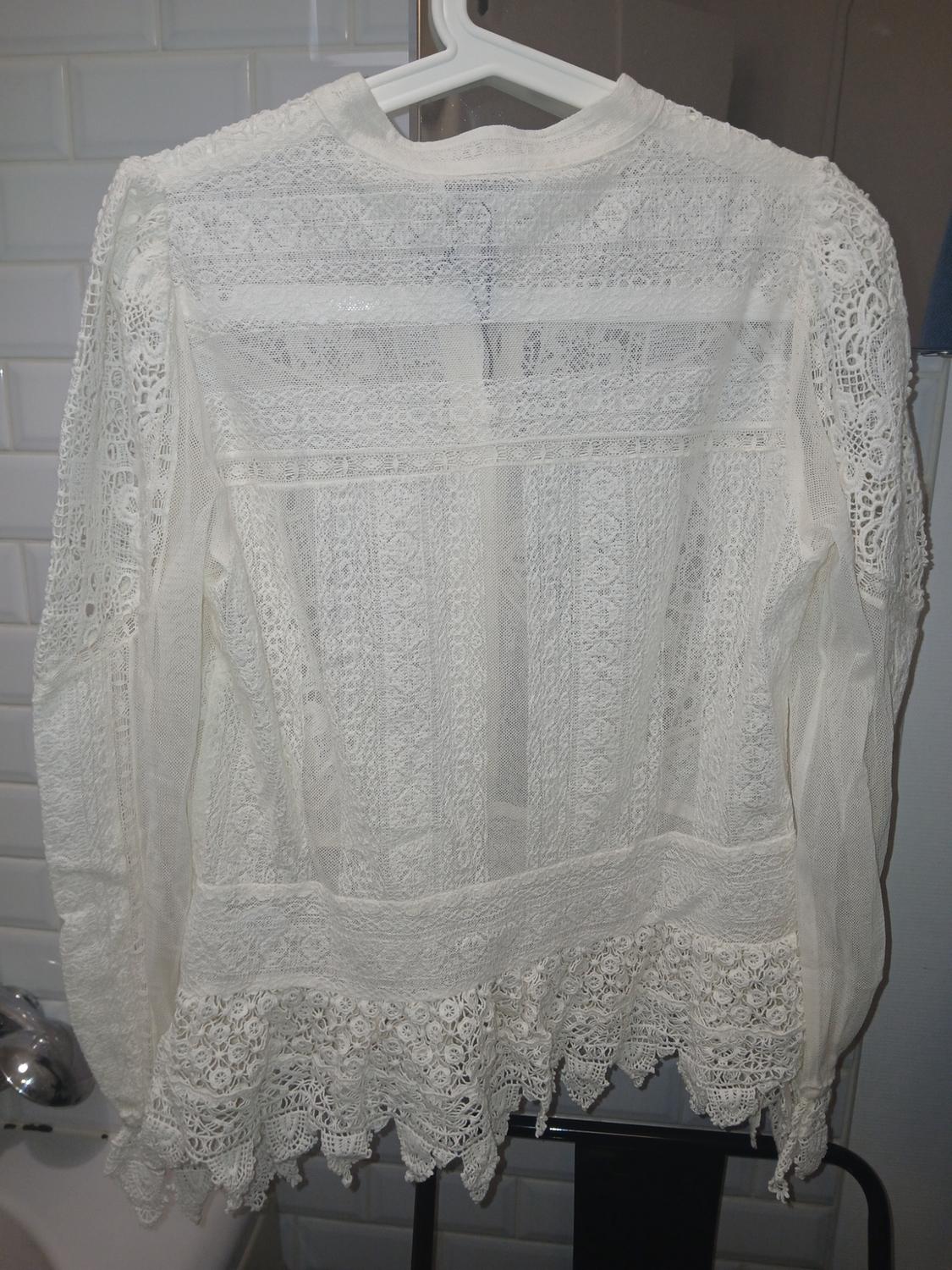 ZW COLLECTION EMBROIDERED LACE BLOUSE - Image 2