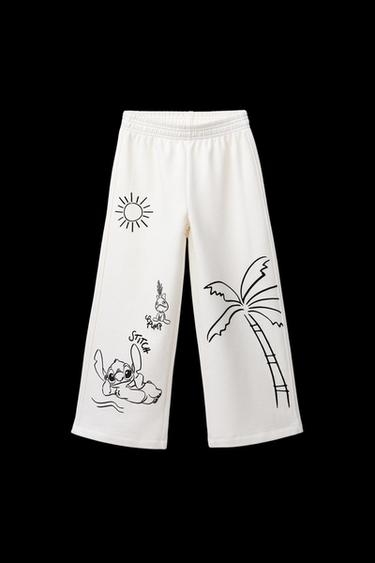 PANTALÓN WIDE LEG LILO & STITCH © DISNEY - Crudo de Zara