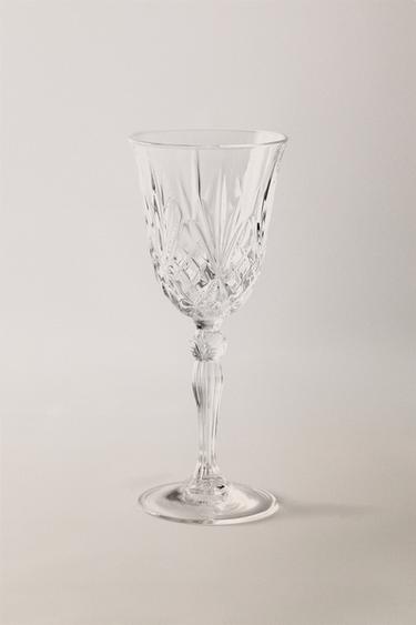 VERRE À VIN TAILLÉ CRISTALLIN - Transparent de Zara - Image 5