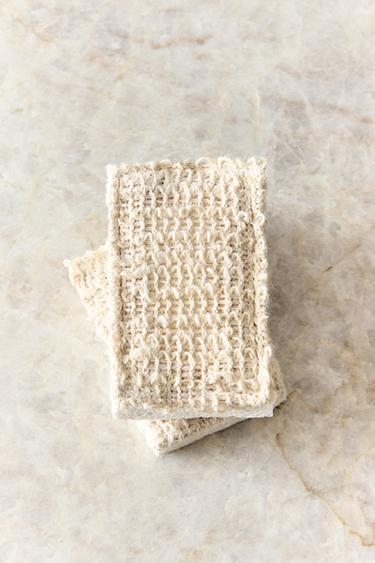 ÉPONGE À RÉCURER (LOT DE 2) - Beige clair de Zara