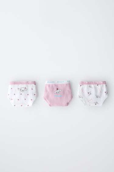 6-14 ANS/ LOT DE TROIS CULOTTES CINNAMOROLL © SANRIO - Mauve de Zara - Image 4