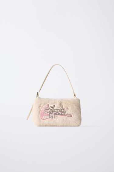 SCHOUDERTAS MET HARIG EFFECT HANNAH MONTANA © DISNEY - Gebroken wit van Zara