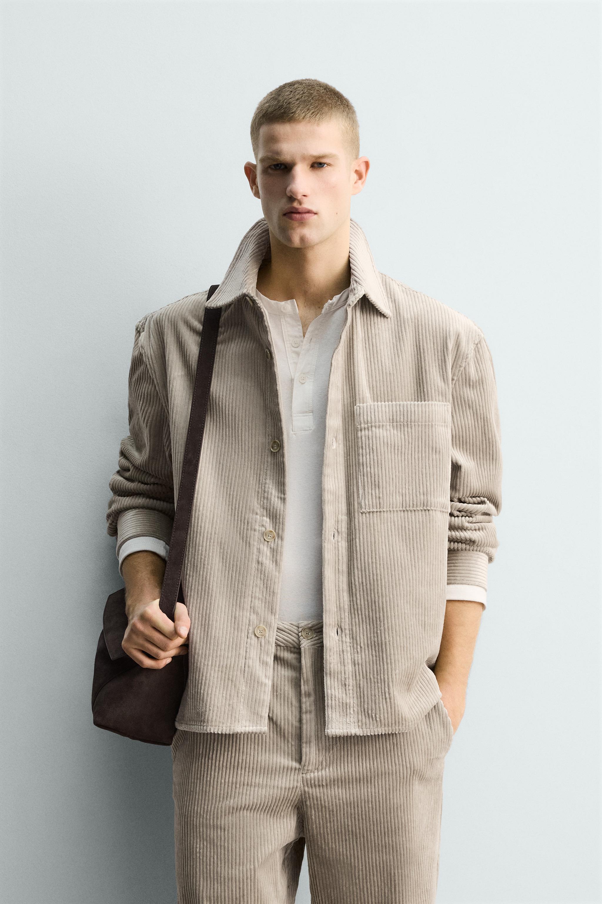 RELAXED FIT CORDUROY OVERSHIRT
