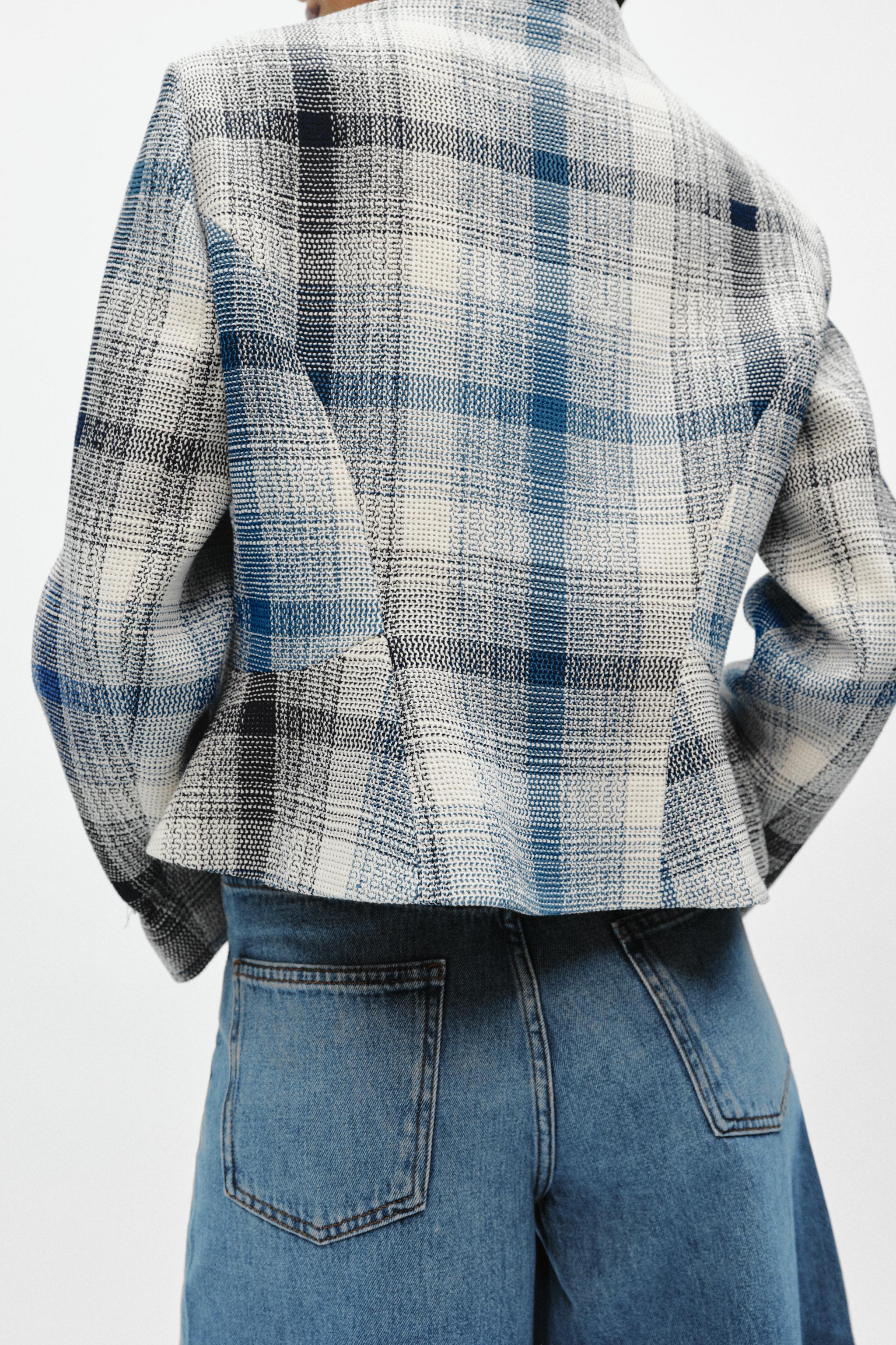 ZW COLLECTION DOKULU PEPLUM BLAZER - Görsel 3