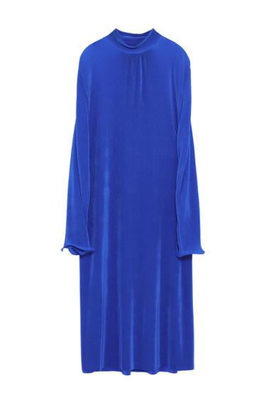 MICRO-PLEATED LONG DRESS