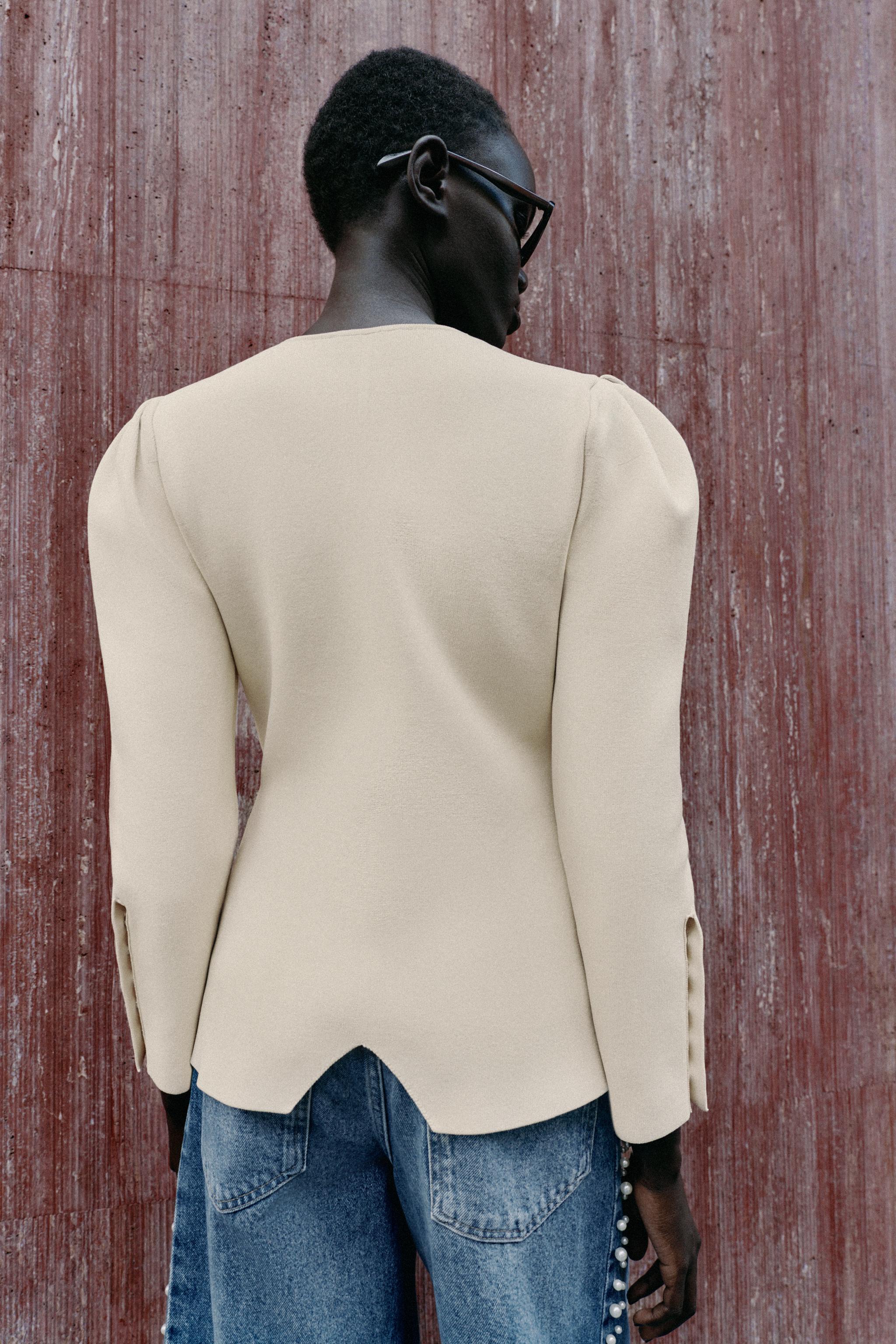 FITTED KNIT JACKET