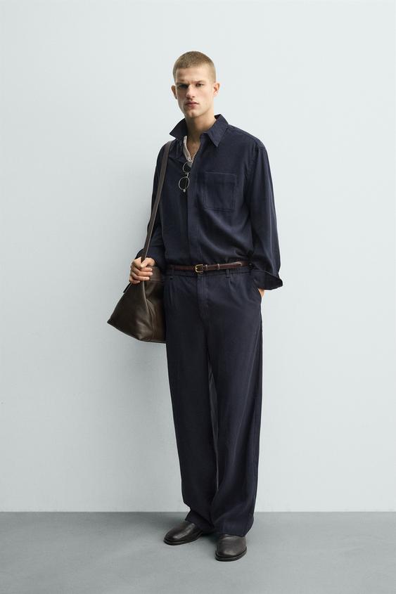 RELAXED FIT FLOWY PANTS