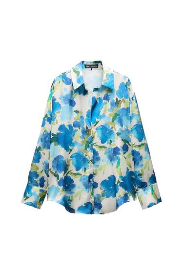 SATIN EFFECT SHIRT