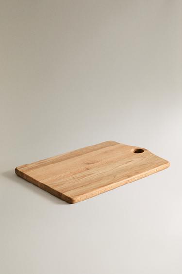 OAK WOOD CHOPPING BOARD - Light brown by Zara - Image 1