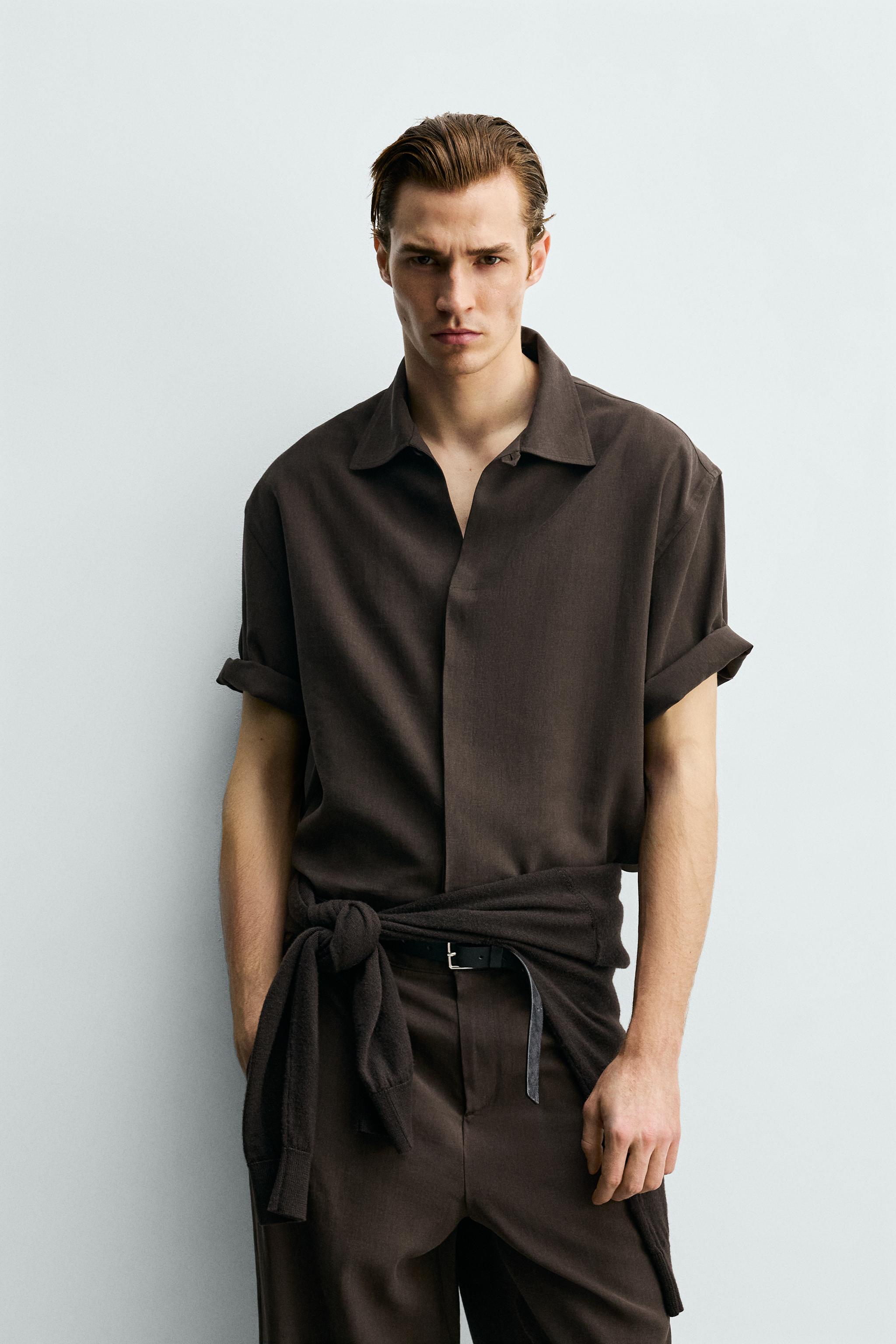 RELAXED FIT FLOWY SHIRT