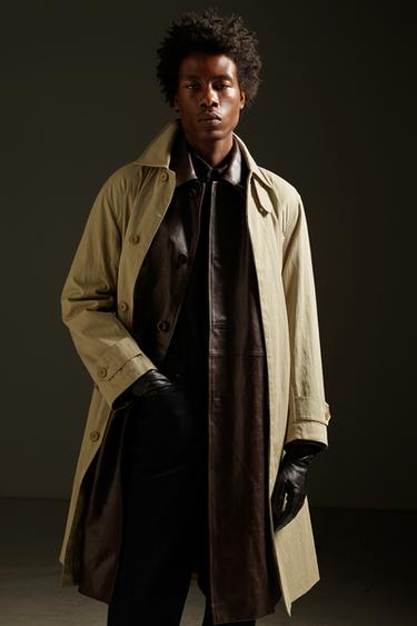 WATER-REPELLENT TRENCH COAT - Light beige by Zara