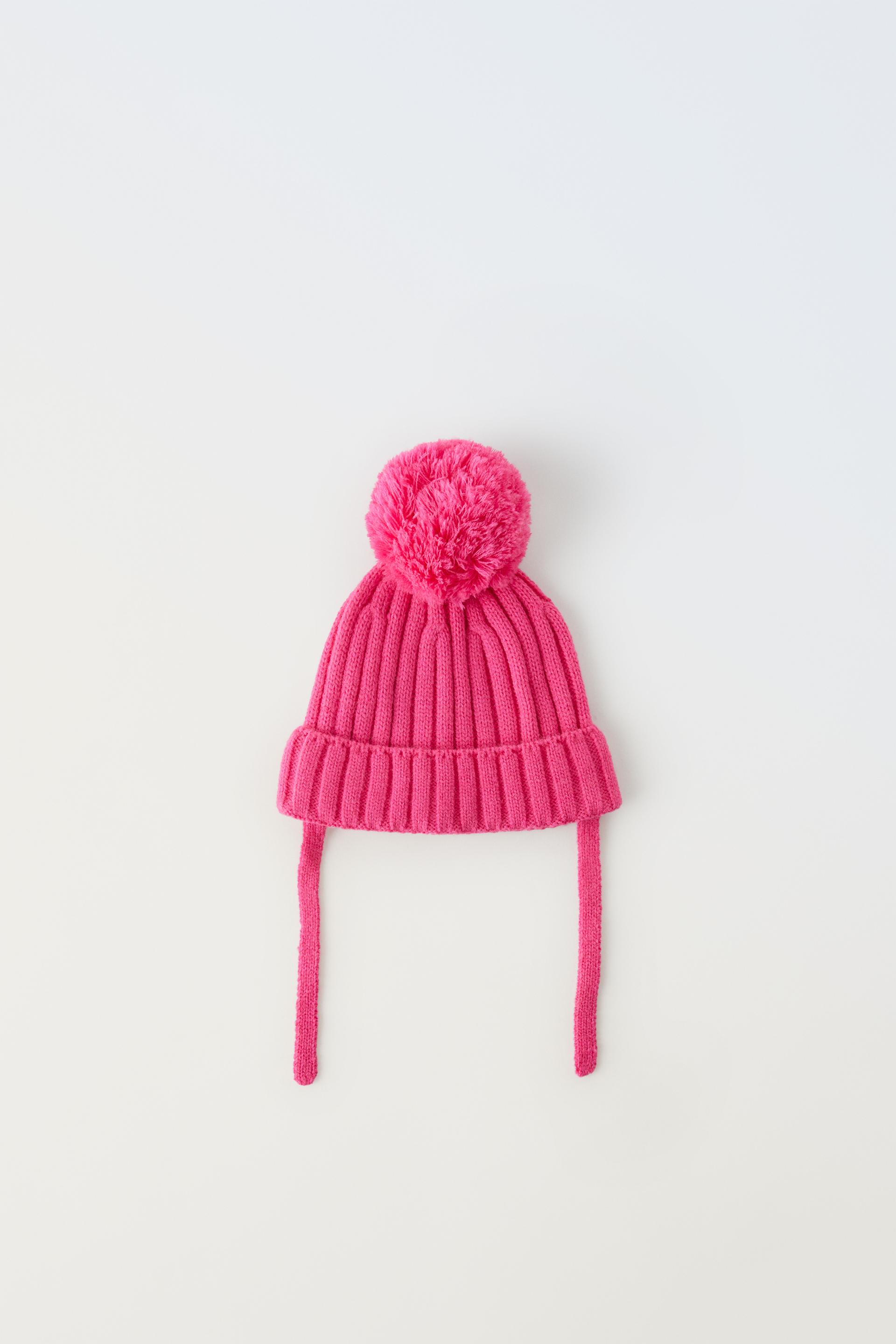 pompom-knit-hat-ski-collection-pink-zara-united-states