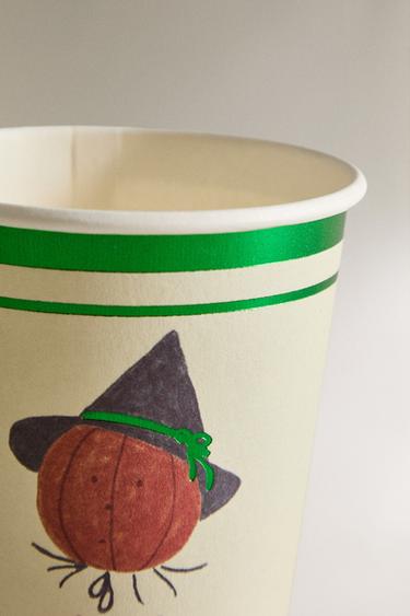 PACK OF CHILDREN'S HALLOWEEN PAPER CUPS (PACK OF 12) - Multicoloured de Zara - Image 1