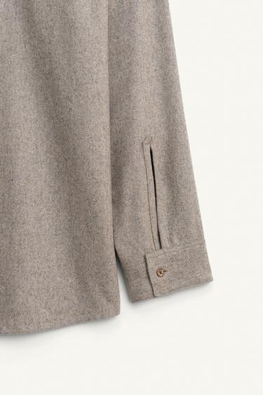 SURCHEMISE FOULARD LIMITED EDITION - Gris chiné de Zara - Image 11
