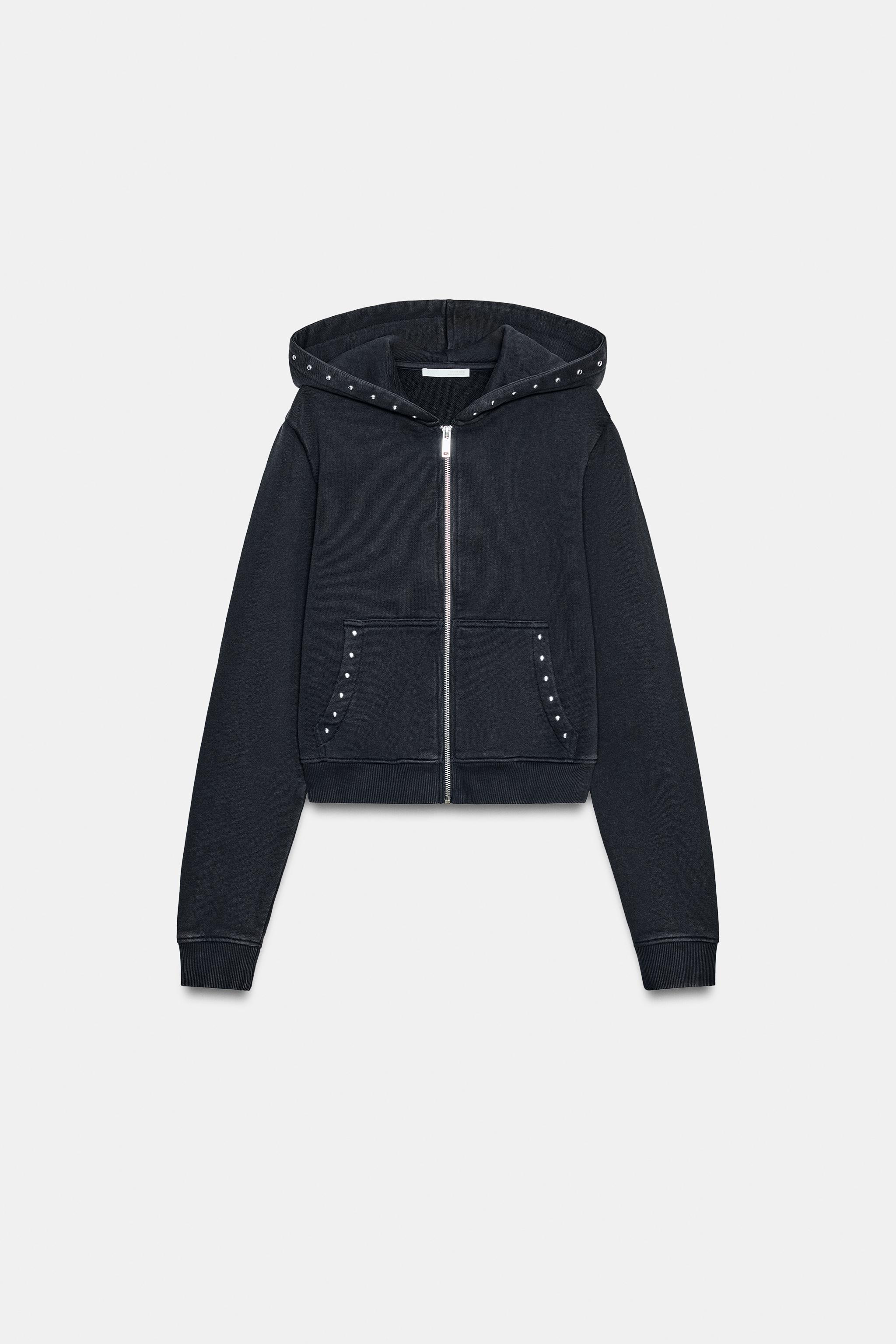 SOLUK GÖRÜNÜMLÜ ZIMBALI SWEATSHIRT - Görsel 7