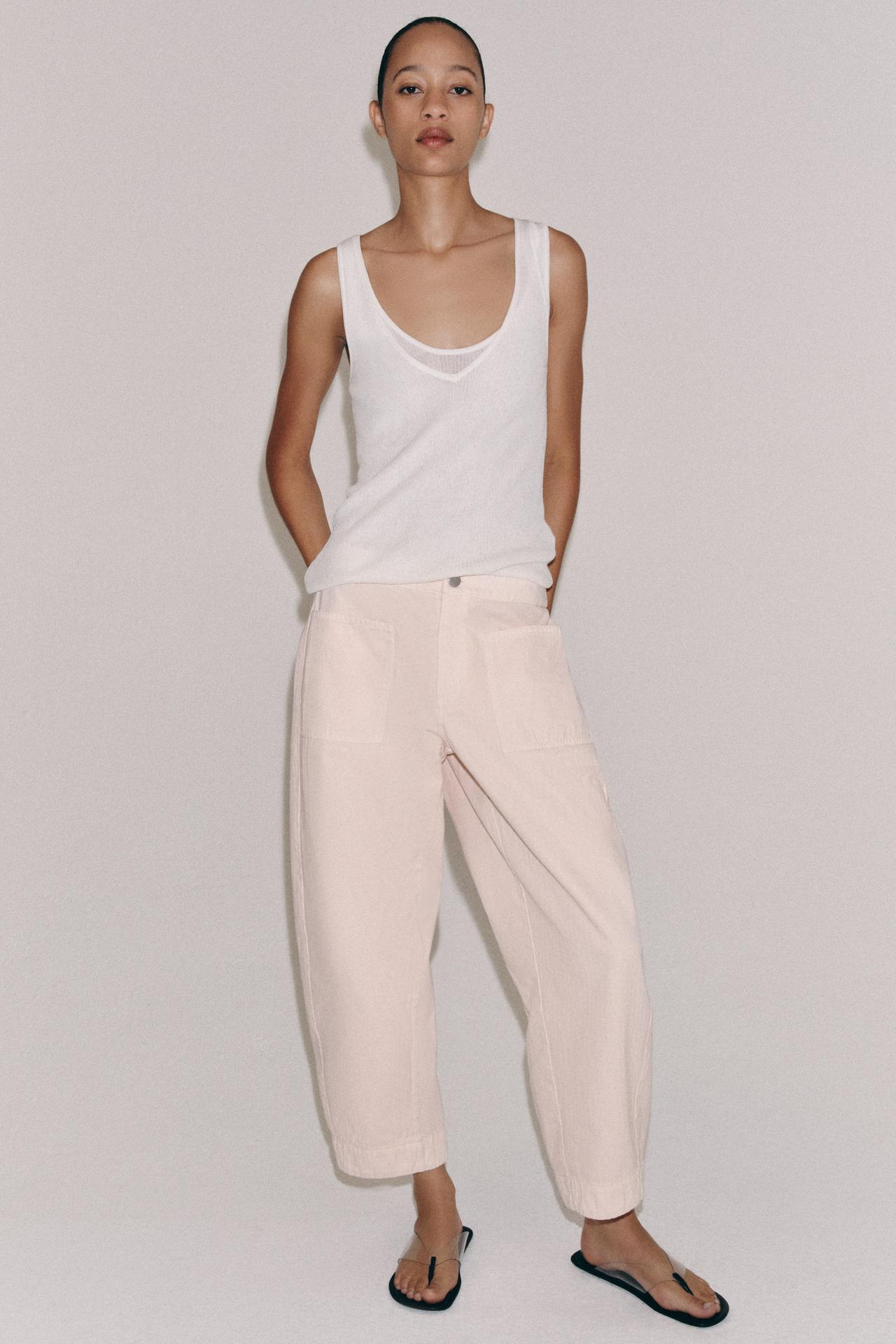 Брюки силуэта "бочонок" ZW COLLECTION