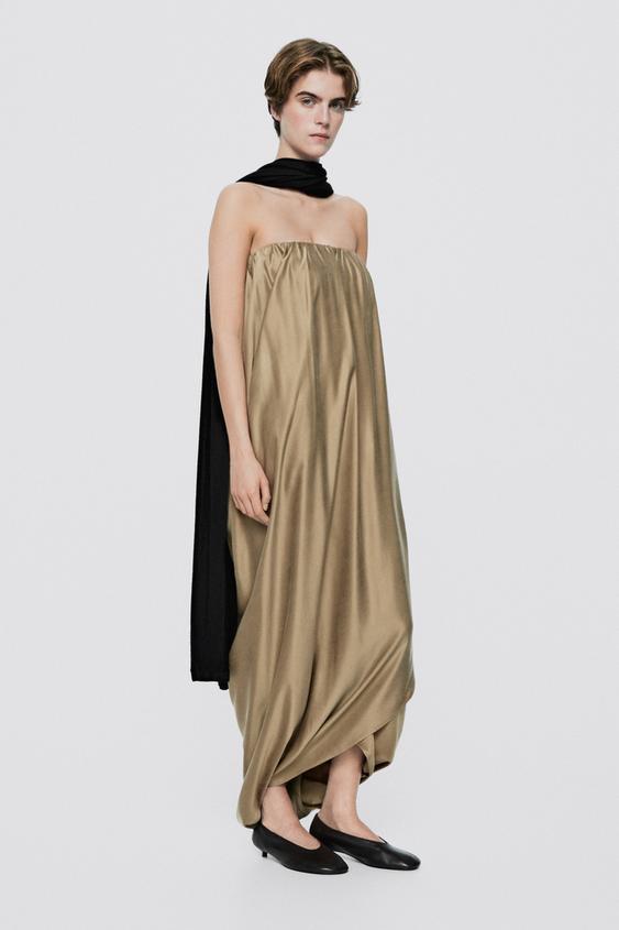 Bufanda fina 100% cashmere - LIMITED EDITION - Negro de Zara - Imagen 0