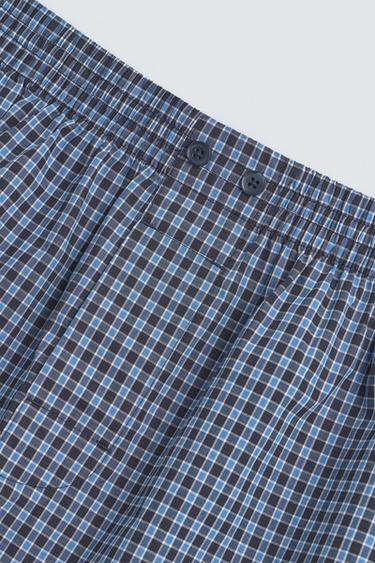 LIMITED EDITION CHECKED POPLIN BOXERS - Multicoloured by Zara - Image 8