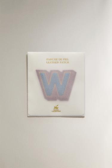 LEATHER LETTER W PATCH - Multicoloured by Zara - Image 3