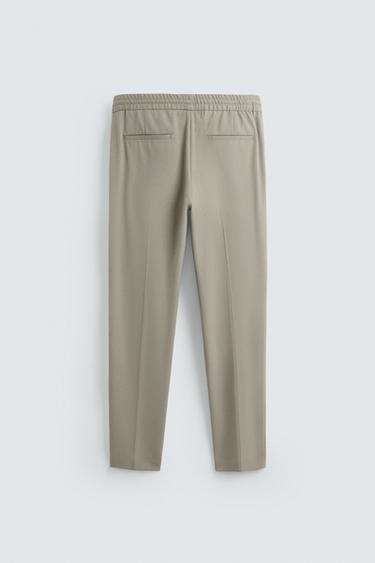 PANTALON AVEC TAILLE STYLE JOGGING CONFORT - Vert pomme de Zara - Image 6