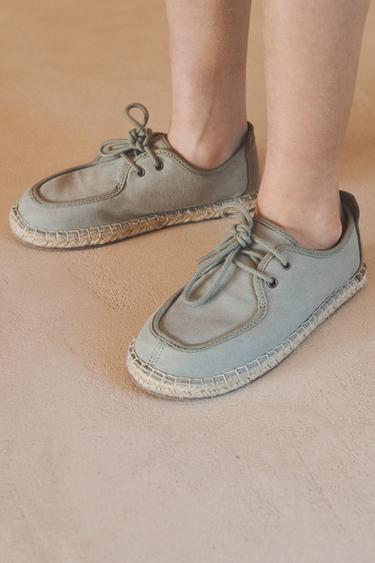 ALPARGATA CORDONES LIMITED EDITION - Gris de Zara