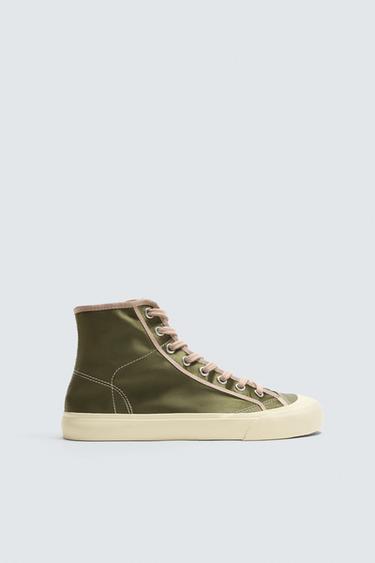 ZAPATILLA BOTÍN BOBBY GILLESPIE X ZARA - Verde de Zara