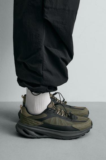 TRAINERS - Khaki Green by Zara - Image 0