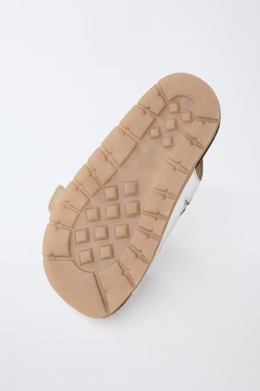 METALLIC STAR SANDALS - Silver by Zara - Image 6