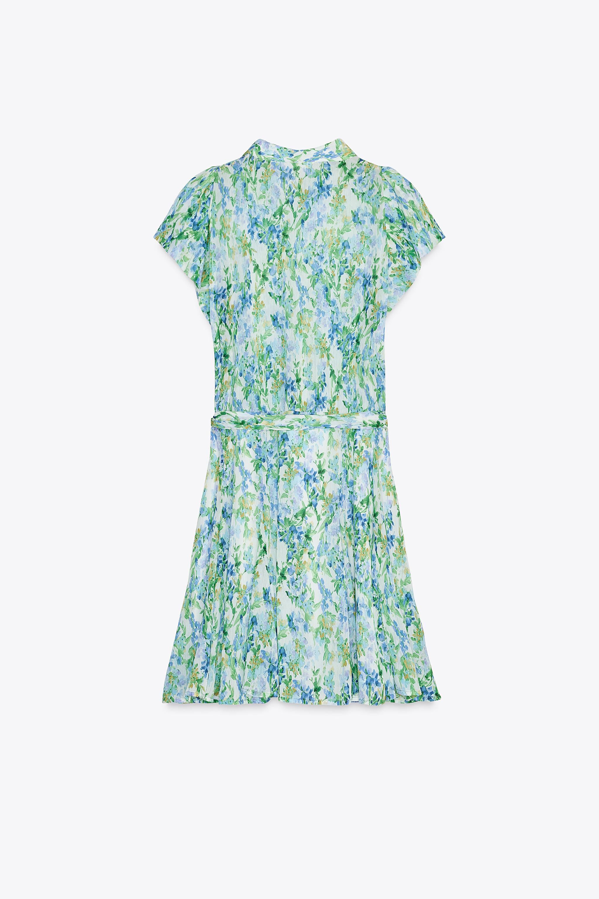【ZARA】プリント柄ミニワンピース 2999/258/330 プリント柄ミニワンピース - マルチカラ― | ZARA Japan / 日本