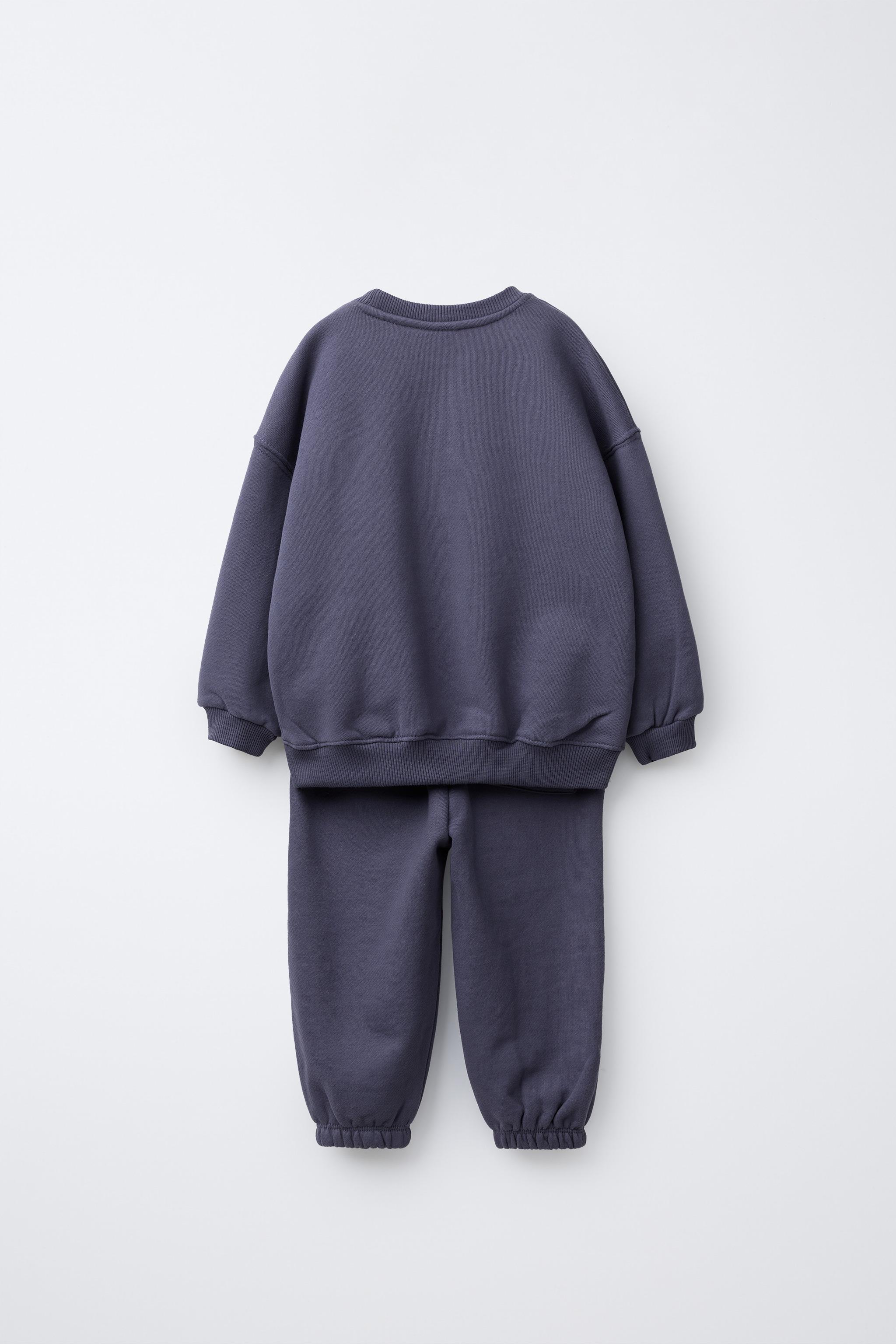 ENSEMBLE DE JOGGING SWEAT ET PANTALON INSCRIPTION BRODÉE