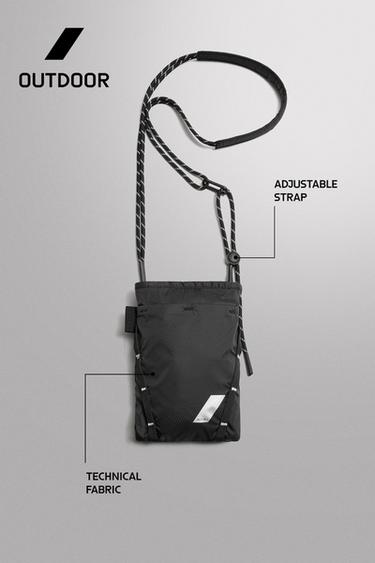 حقيبة كروس بودي رياضية - أسود by Zara - Image 0