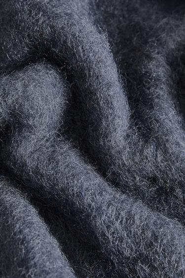 Zara WOOL BLANKET - Blue