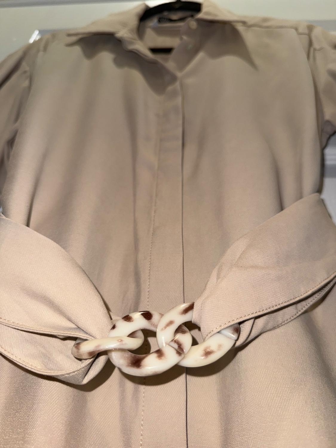 BELTED SHIRT DRESS - Image 3