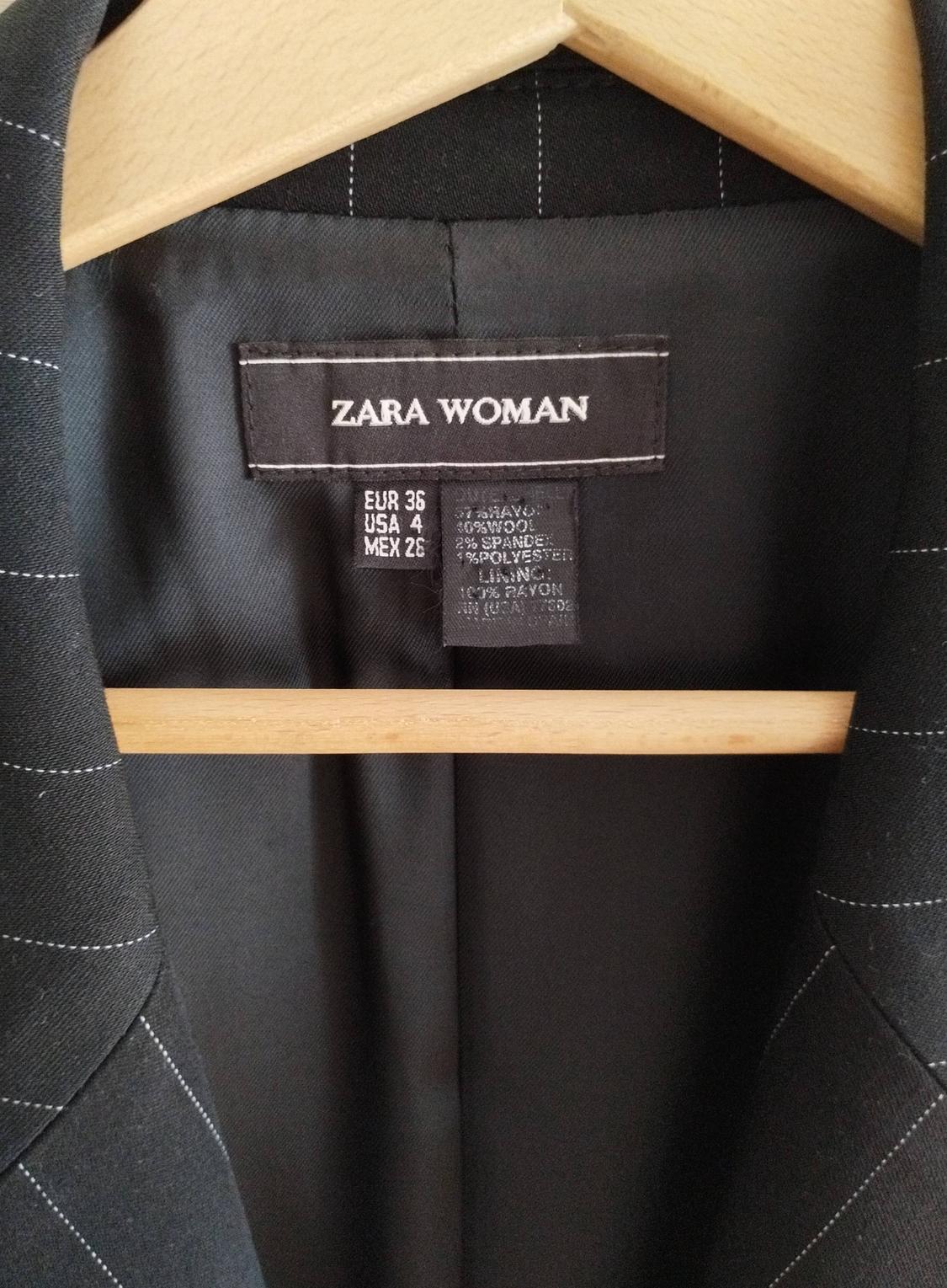 FITTED PINSTRIPE BLAZER - Image 3