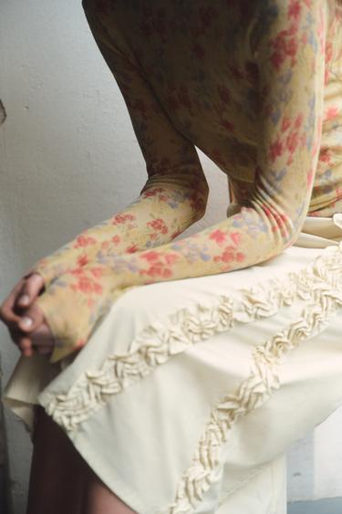 TOP EN MAILLE À IMPRIMÉ FLORAL - Multicolore de Zara - Image 1