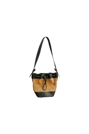 BORSA IN RAFIA A SECCHIELLO