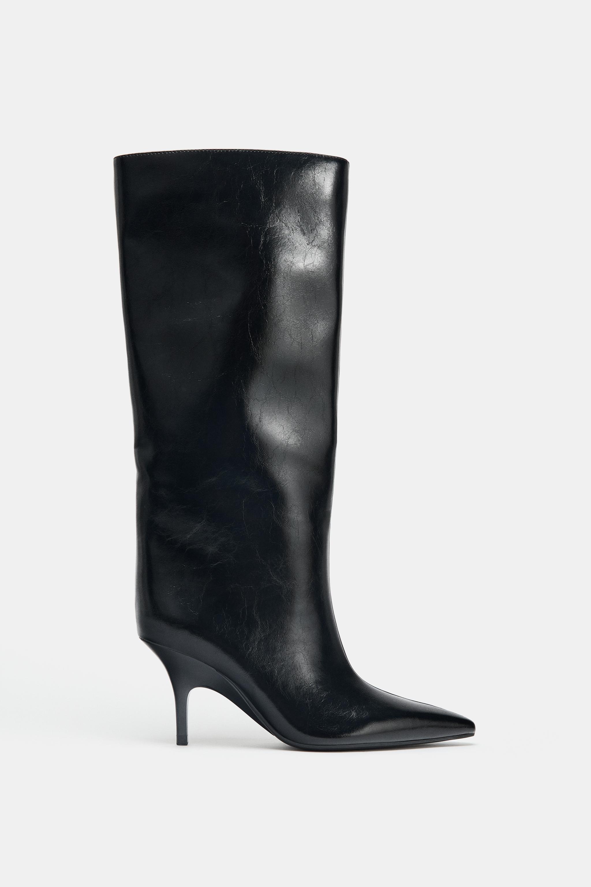 ザラ　デニムニーハイブーツ × MAISON SPECIAL 26 中古・古着通販】ZARA (ザラ) MAISON SPECIAL (メゾンスペシャル