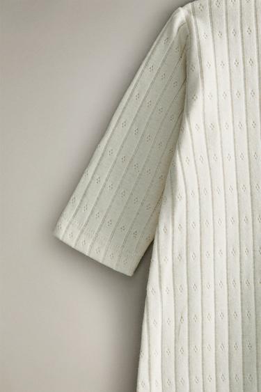 RIBBED NEWBORN BABY SET - Light beige by Zara - Image 2