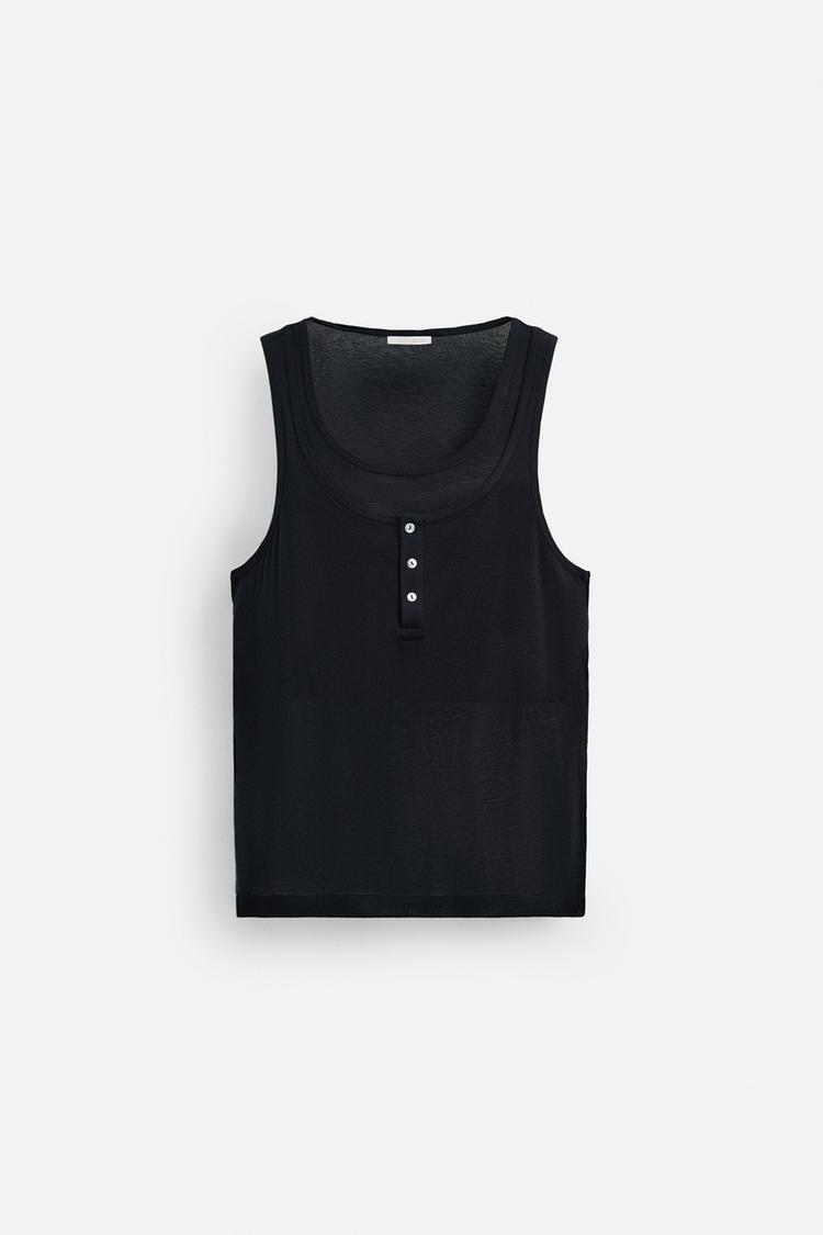 Thai Full Button Tank