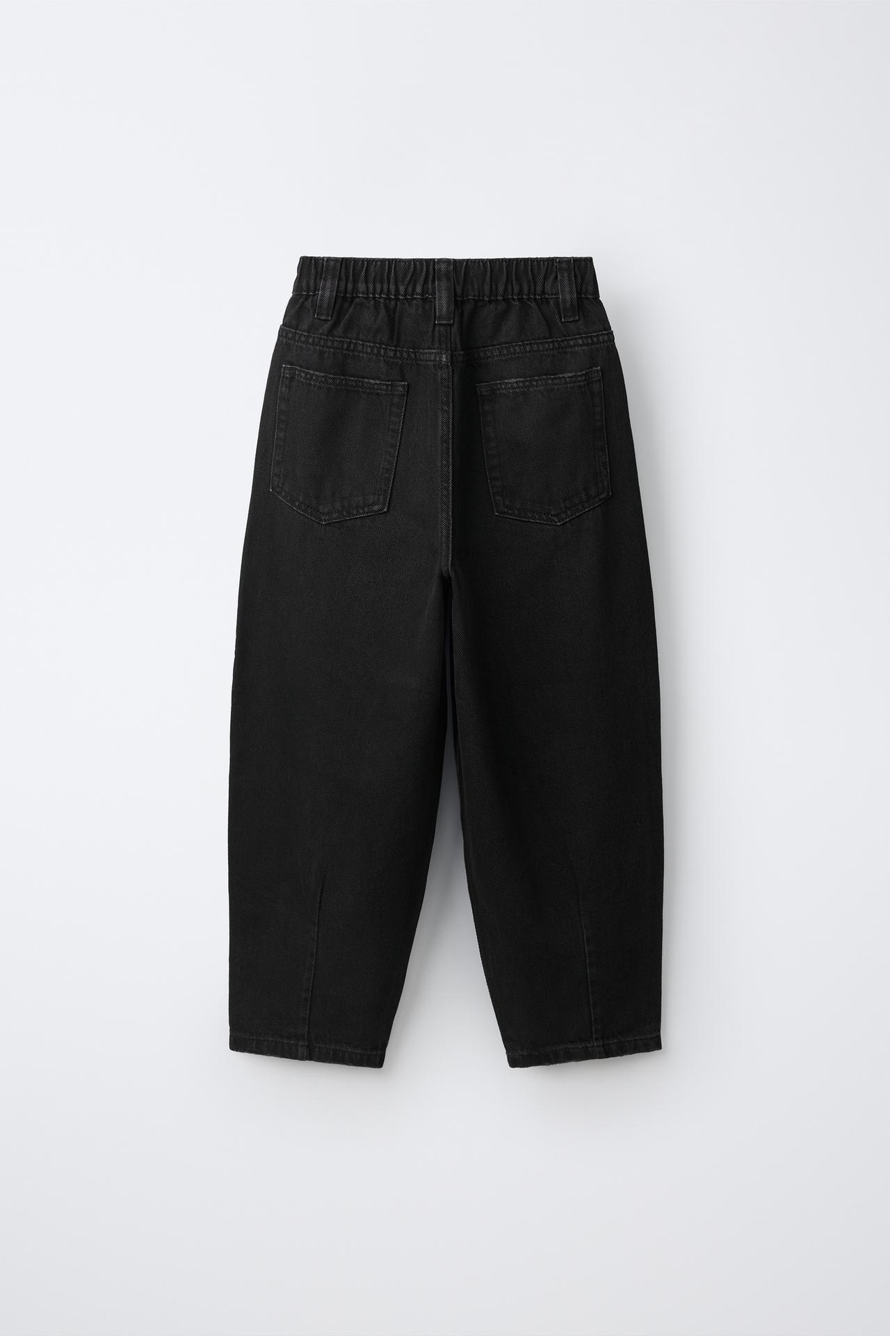 BALLOON JEANS — Black
