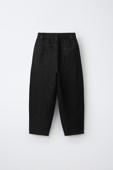 BALLOON JEANS — Black 2