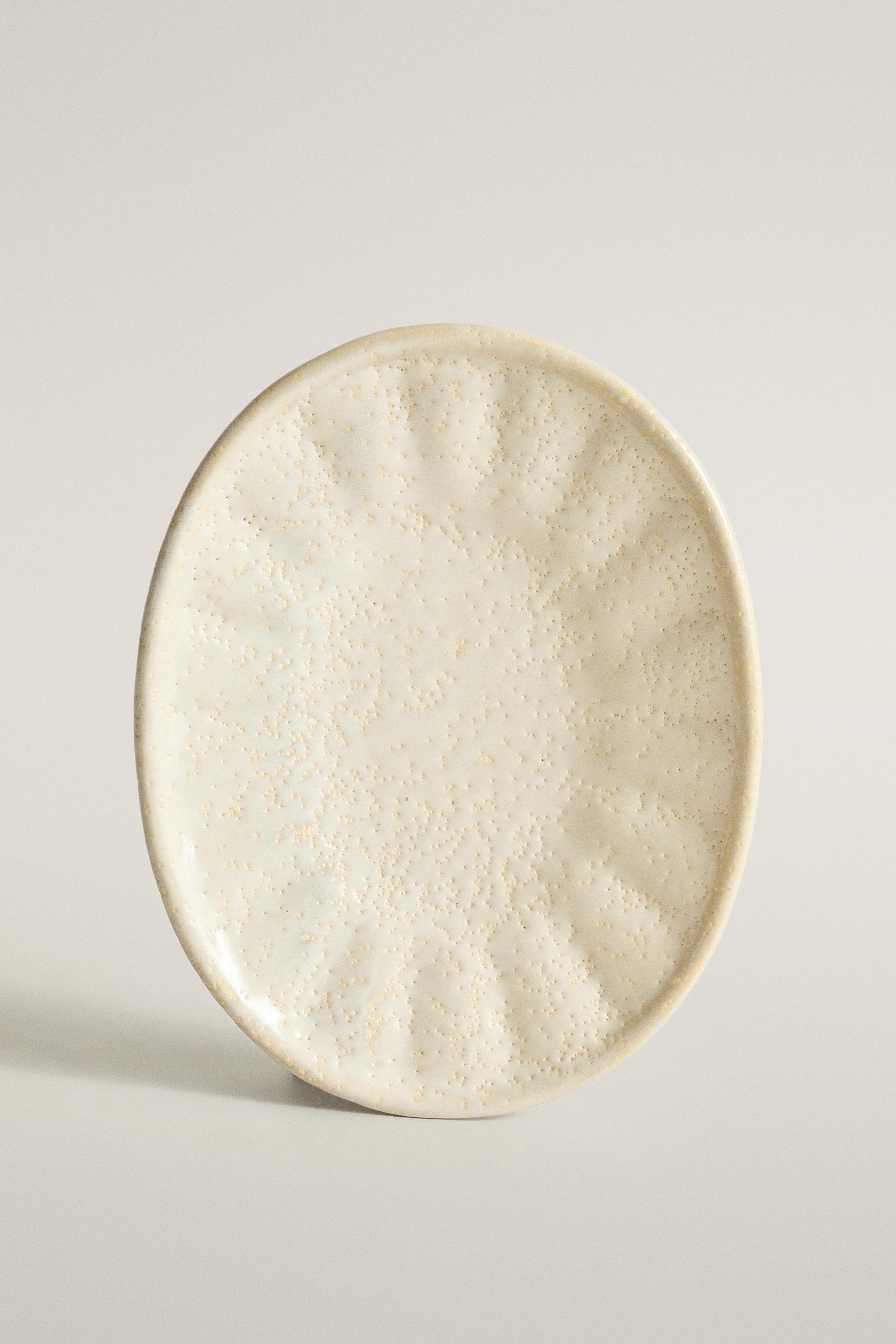 RUSTIC CERAMIC SOAP DISH