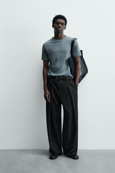 JERSEY PUNTO RELAXED FIT - Azul / Acero de Zara - Imagen 0