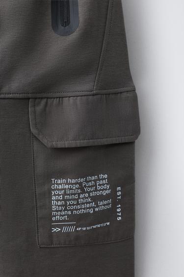 PANTALON JOGGER SPORT - Gris de Zara - Image 3