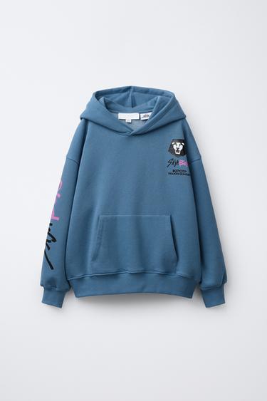 KPOP DEMON HUNTERS™ NETFLIX © PRINT HOODIE - Blue by Zara - Image 0